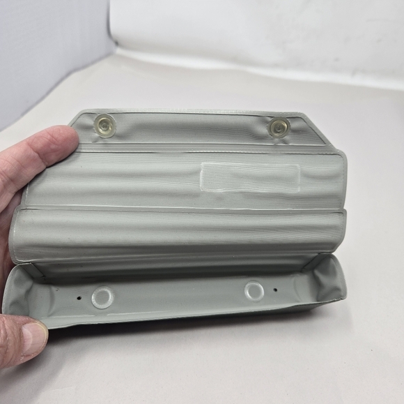 Vintage Hohner Echo Harmonica Silver Metal Body Original Green Carry Case Music - Picture 6 of 10